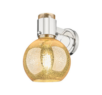 Downtown Urban One Light Wall Sconce in Polished Nickel (405|4641WPNG464B7ME)
