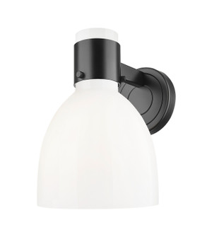 Downtown Urban One Light Wall Sconce in Matte Black (405|4641WBKG464D7GW)
