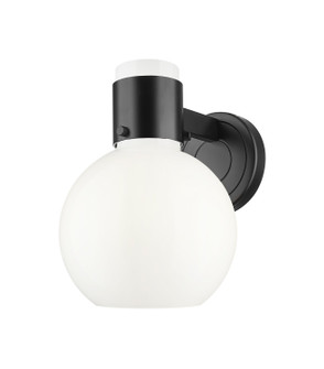 Downtown Urban One Light Wall Sconce in Matte Black (405|4641WBKG464B7GW)