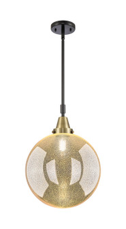 Caden One Light Mini Pendant in Black Antique Brass (405|4471SBABG20812)