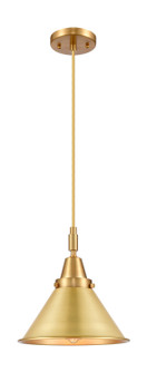 Caden One Light Mini Pendant in Satin Gold (405|4471PSGM10SG)