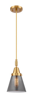 Caden One Light Mini Pendant in Satin Gold (405|4471PSGG63)