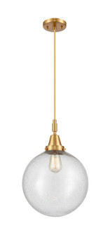 Caden One Light Mini Pendant in Satin Gold (405|4471PSGG20412)