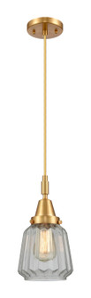 Caden One Light Mini Pendant in Satin Gold (405|4471PSGG142)