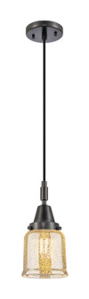 Caden One Light Mini Pendant in Matte Black (405|4471PBKG58)
