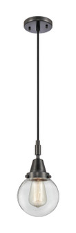 Caden One Light Mini Pendant in Matte Black (405|4471PBKG2026)