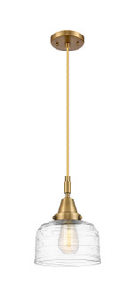 Caden One Light Mini Pendant in Brushed Brass (405|4471PBBG713)