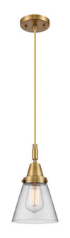 Caden One Light Mini Pendant in Brushed Brass (405|4471PBBG62)