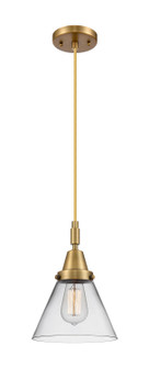 Caden One Light Mini Pendant in Brushed Brass (405|4471PBBG42)