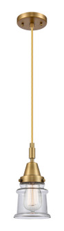 Caden One Light Mini Pendant in Brushed Brass (405|4471PBBG182S)