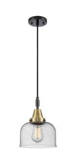 Caden One Light Mini Pendant in Black Antique Brass (405|4471PBABG74)