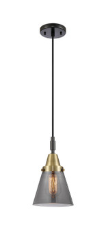 Caden One Light Mini Pendant in Black Antique Brass (405|4471PBABG63)