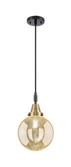 Caden One Light Mini Pendant in Black Antique Brass (405|4471PBABG2088)