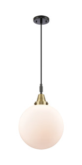 Caden One Light Pendant in Black Antique Brass (405|4471PBABG20112)