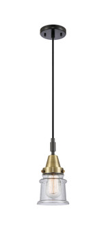 Caden One Light Mini Pendant in Black Antique Brass (405|4471PBABG184S)
