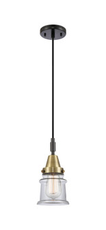 Caden One Light Mini Pendant in Black Antique Brass (405|4471PBABG182S)