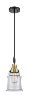 Caden One Light Mini Pendant in Black Antique Brass (405|4471PBABG182)