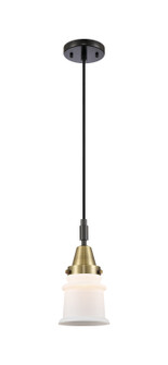 Caden One Light Mini Pendant in Black Antique Brass (405|4471PBABG181S)
