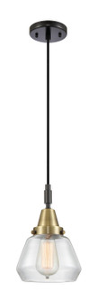 Caden One Light Mini Pendant in Black Antique Brass (405|4471PBABG172)