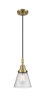 Caden One Light Mini Pendant in Antique Brass (405|4471PABG64)