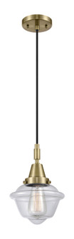 Caden One Light Mini Pendant in Antique Brass (405|4471PABG532)