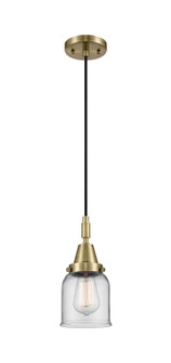 Caden One Light Mini Pendant in Antique Brass (405|4471PABG52)