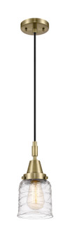Caden One Light Mini Pendant in Antique Brass (405|4471PABG513)