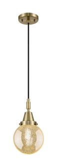 Caden One Light Mini Pendant in Antique Brass (405|4471PABG2086)