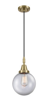 Caden One Light Mini Pendant in Antique Brass (405|4471PABG2028)