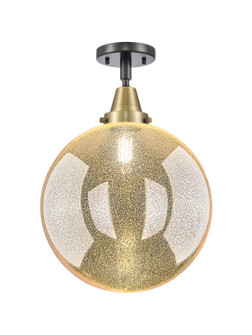 Caden One Light Semi-Flush Mount in Black Antique Brass (405|4471CBABG20812)