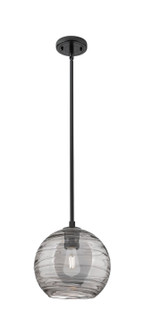 Downtown Urban One Light Pendant in Matte Black (405|4341SBKG121310SM)