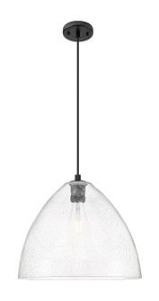 Downtown Urban One Light Pendant in Matte Black (405|4341PBKGBD164)