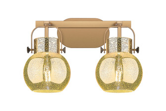 Downtown Urban Two Light Bath Vanity in Brushed Brass (405|4232WBBG4106ME)