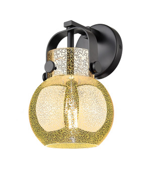 Downtown Urban One Light Wall Sconce in Matte Black (405|4231WBKG4106ME)