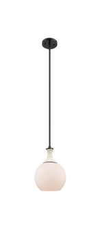 Ballston One Light Mini Pendant in Matte Black (405|4151SRBKG1218)