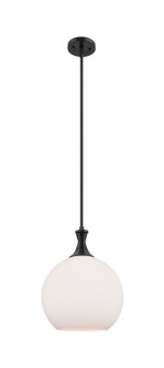 Ballston One Light Pendant in Matte Black (405|4151SBKG12112)