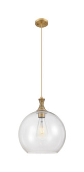 Ballston One Light Pendant in Brushed Brass (405|4151PBBG12214)