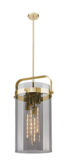 Downtown Urban Four Light Pendant in Champagne Bronze (405|4134SLCBG4134S12SM)