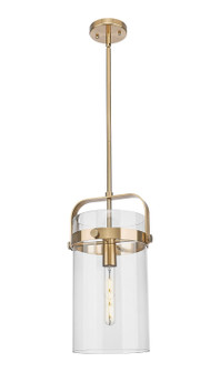 Downtown Urban One Light Mini Pendant in Champagne Bronze (405|4131SMCBG4131S8CL)