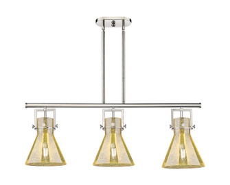 Downtown Urban Three Light Island Pendant in Polished Nickel (405|4113IPNG41110ME)