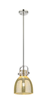 Downtown Urban One Light Mini Pendant in Polished Nickel (405|4101SSPNG4128ME)