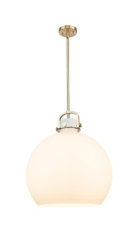Downtown Urban One Light Pendant in Champagne Bronze (405|4101SLCBG41018WH)