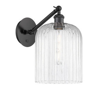 Ballston One Light Wall Sconce in Matte Black (405|3171WBKG5598CL)