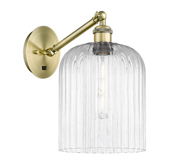 Ballston One Light Wall Sconce in Antique Brass (405|3171WABG5598CL)