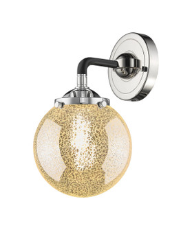 Nouveau One Light Wall Sconce in Black Polished Nickel (405|2841WBPNG2086)