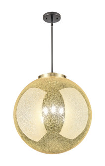 Essex Three Light Pendant in Black Antique Brass (405|2213SBABG20818)