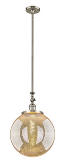 Franklin Restoration One Light Mini Pendant in Brushed Satin Nickel (405|206SNG20814)