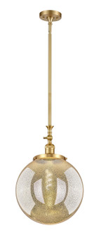 Franklin Restoration One Light Mini Pendant in Satin Gold (405|206SGG20814)