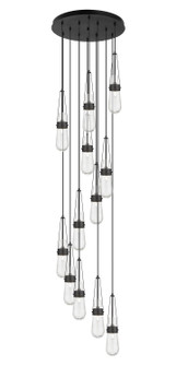 Downtown Urban 12 Light Pendant in Matte Black (405|1264521PBKG4524SDY)