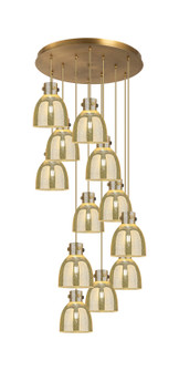 Downtown Urban 12 Light Pendant in Brushed Brass (405|1264101PSBBG4128ME)